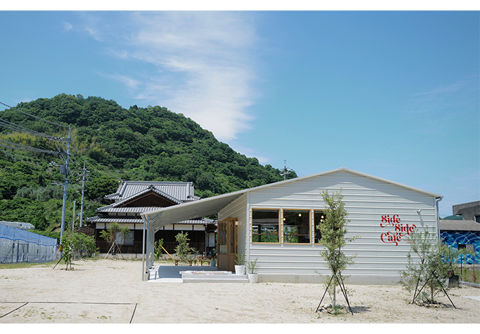 広島 呉下蒲刈島 カフェ　観光農園　ブルーベリーファーム呉　サイド サイド カフェ