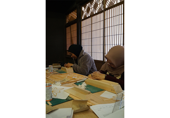 広島大学 スマート町屋プロジェクト 組子Workshop