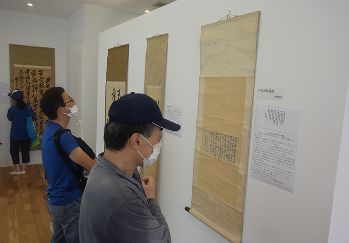 うみとやまと 　宇都宮黙霖（もくりん）ミニ掛け軸展